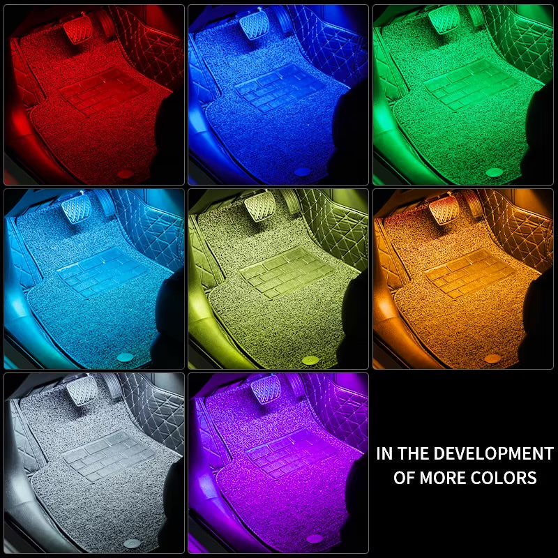 Car RGB Ambient Neon LED Light Strip-USB App Control