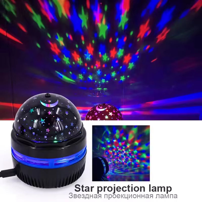 Starry  Sky  Moon  Projector Light- USB Galaxy Night Light