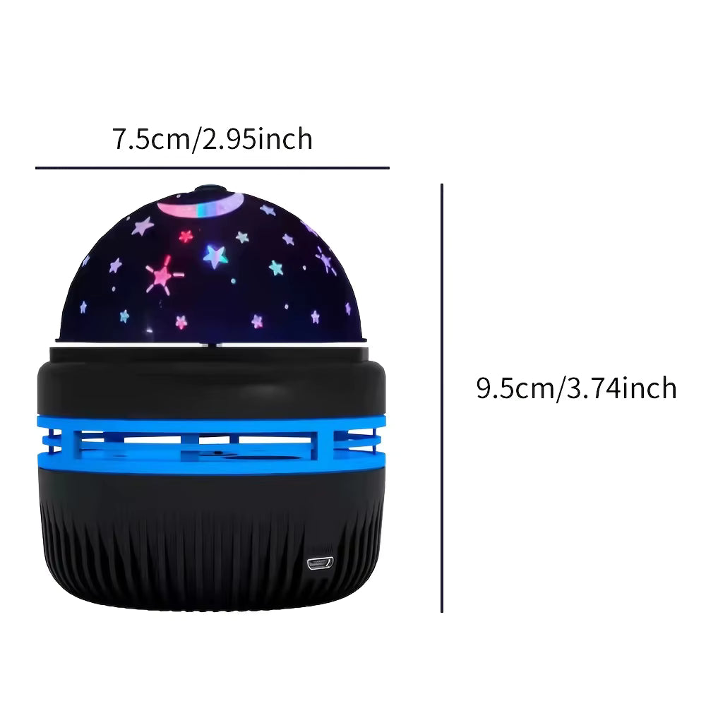 Starry  Sky  Moon  Projector Light- USB Galaxy Night Light