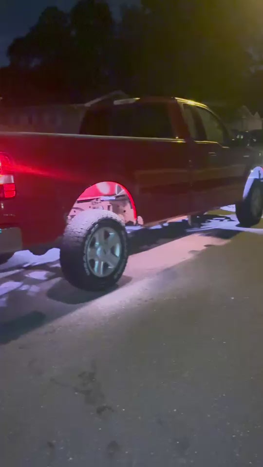 RGB Car Underglow LED Lights – App-Controlled 12V Underbody & Rock Lights